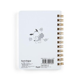 Sanrio 091693 B7 Ring Notebook, Pochacco, Pochacco, 5.0 x 3.9 x 0.6 inches (12.8 x 10 x 1.5 cm), Character