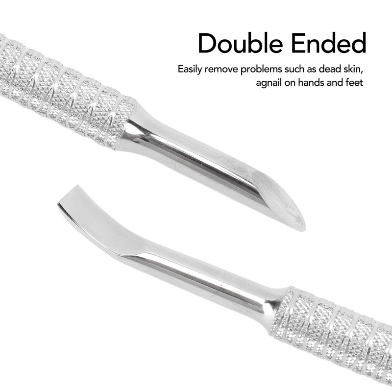 Cuticle Remover Pusher Double Ended Stainless Steel Cuticle Removal Manicure