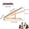 YJTREMFYXAdjustable Wooden pet ramp, Dog Climbing Ladder with Anti Slip