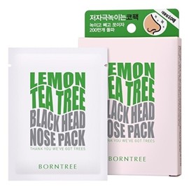 Bontree 본트리 레몬 티트리 블랙헤드 코팩 1box(10매) Bontree Lemon Tea Tree Blackhead Pore Pack 1 box (10 sheets)