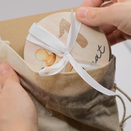 Baby Milestone Cards Set, 12 Double-Sided Cards - First Memories & Monthly Cards 1-12 in Pastel Design, Round Shape