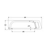 Saw 450 mm Hacksaw Frame Hacksaw Hand Saw with Blade