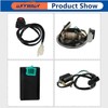 GXYWADY Motorcycle Wiring Harness CDI Ignition Coil Magneto Stator Replacement