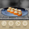 Cabilock Ceramic Serving Platters Ceramic Sushi Plate Japanese Style Oval