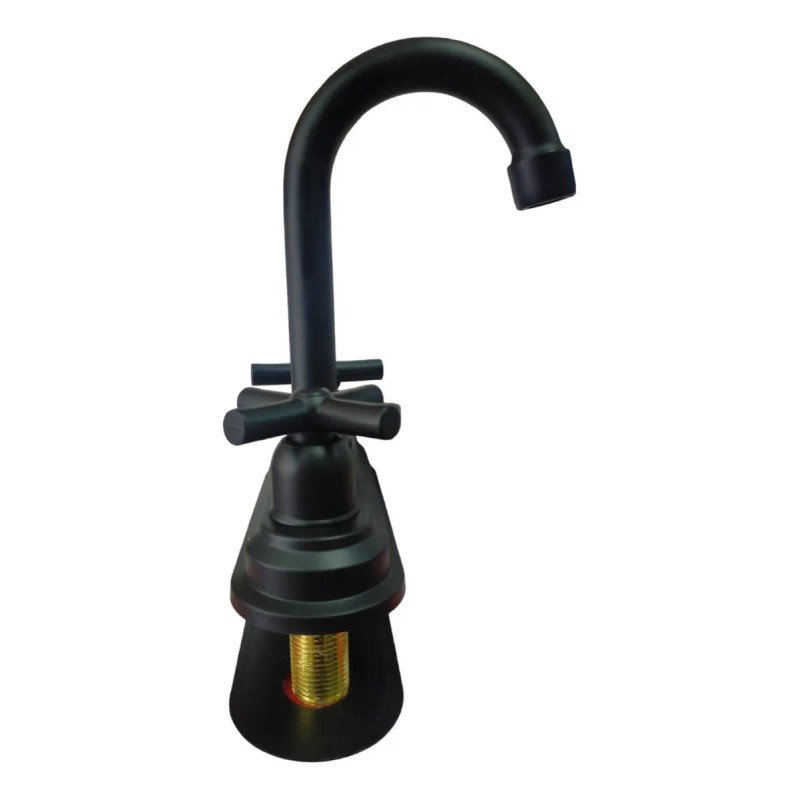 Mezcladora Para Lavabo Negro Mate Meer