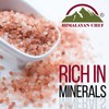 Himalayan Chef Pink Salt and Black Pepper Grinder with Stainless