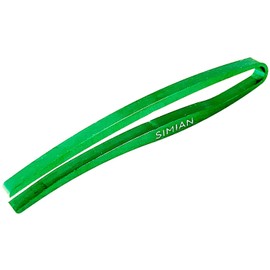 SIMIAN Slim Tweezers - Precision Tweezers Professional Quality Made in Japan for Eyebrow Eyelash Women and Men (Green)