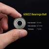 AIMALL 10X New 608ZZ Ball Bearings Premium ABEC-5 CNC Skateboard