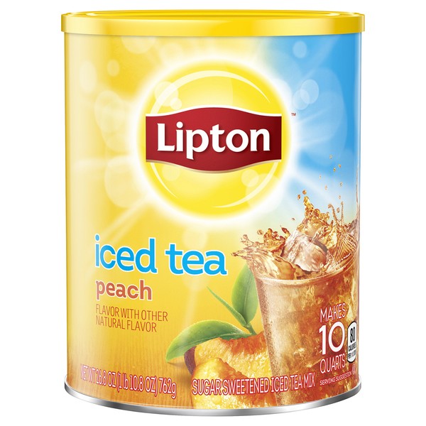 Lipton Iced Tea Mix, Peach 10 qt