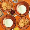 Shamoparty Basketball Party Tableware 73-Piece Sports Theme Dining Table Decoration