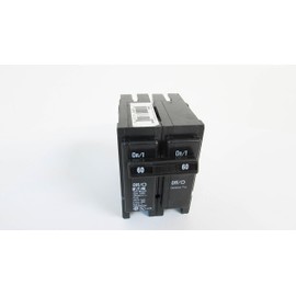 Eaton Corporation BR260 Double Pole Interchangeable Circuit Breaker, 120/240V, 60-Amp