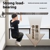 Metal Foldable Clothes Drying Rack with Double Suction Cups, No-Drill