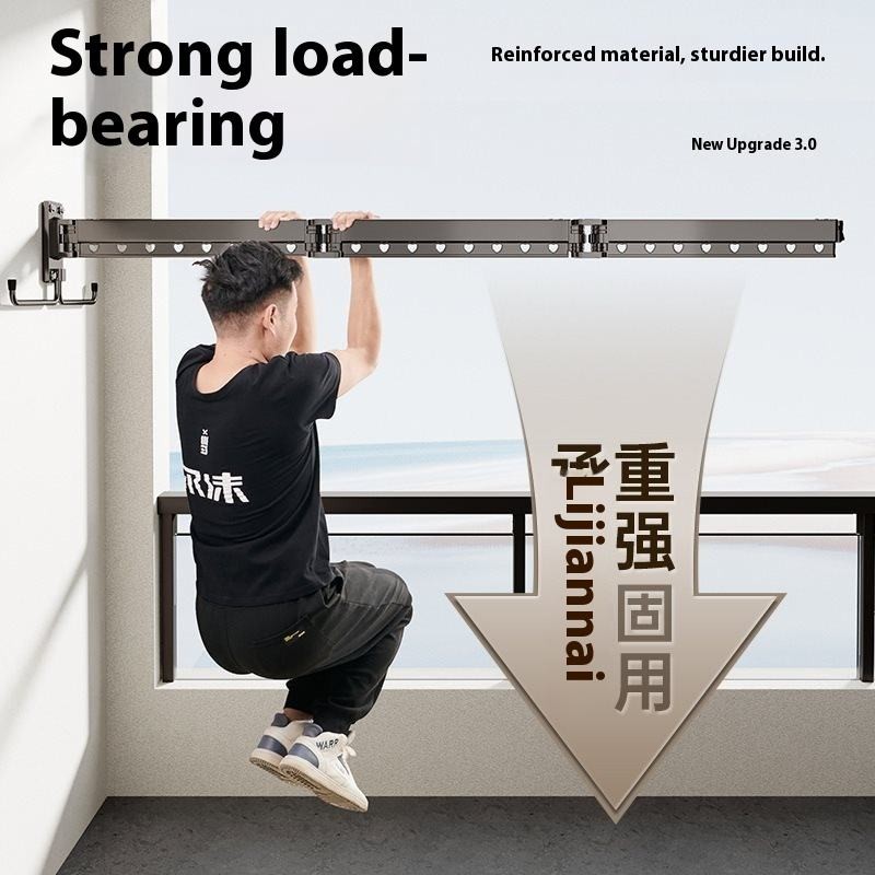 Metal Foldable Clothes Drying Rack with Double Suction Cups, No-Drill