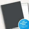 Blue Sky Notes Professional Notebook, Flexible Cover, Twin-Wire Binding, 8.5"
