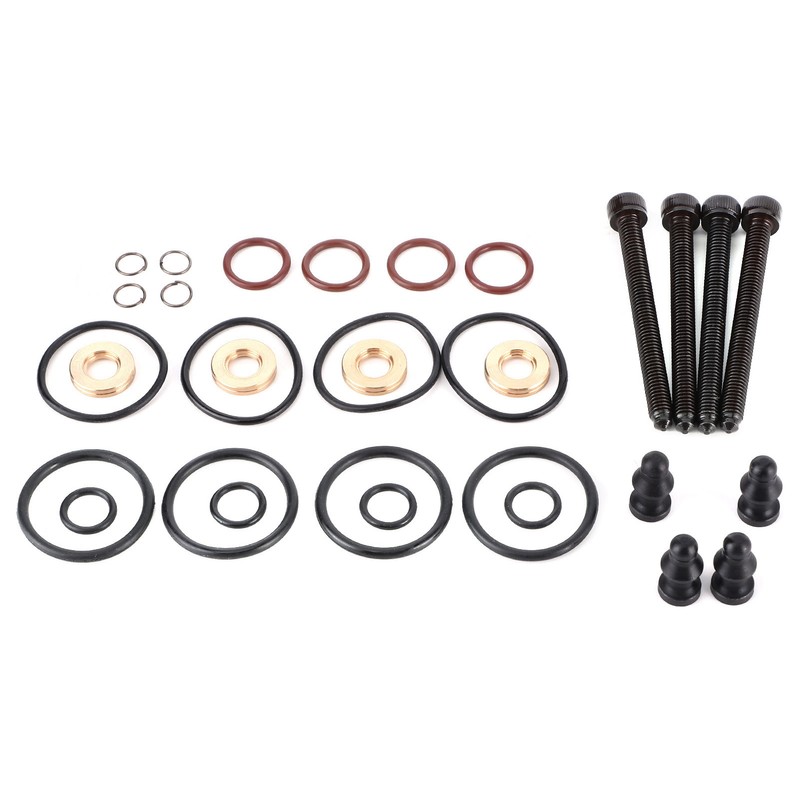 4Sets Fuel Injector Seal Repair Kit Sealing Assembly Clamp Bolt