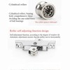 Wheel Roller Pulley with Slot, Stainless Steel Sliding Door Window,