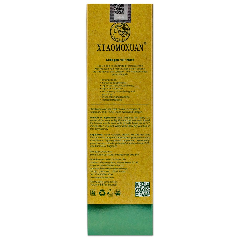 Xiaomoxuan Collagen Hair Mask with Organic Tea Tree Oil for