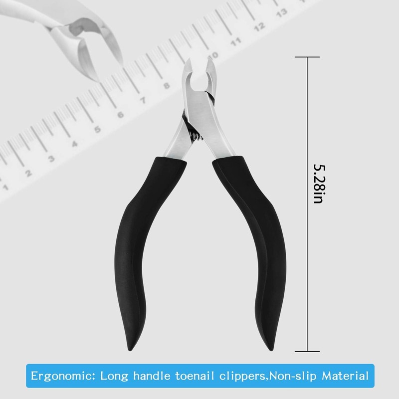 Thick Toe Nail Clippers - Men's Nail Clippers Set Durable