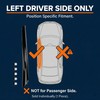 AIKEPT Left Driver Side A-Pillar Windshield Trim Molding Compatible with