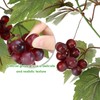 SENCOS Artificial Grape Vine Leaf Garland Plant with 5 Strings