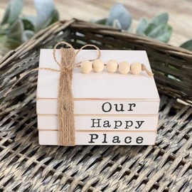 Vaguelly Book Prop Shelf Decor Imitation Books for Home Styling for Display Chic Rustic Design for Living Room Office Bedroom Decor