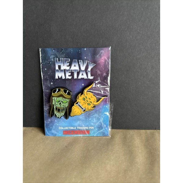 Heavy metal Magazine Set B Enamel Pin Set
