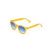 XLAB Unisex Moscot Style Sunglasses 8004, Yellow/Blue Shaded