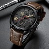 Men Watch Quartz Chronometer Movement Business Casual Wrist Watch
