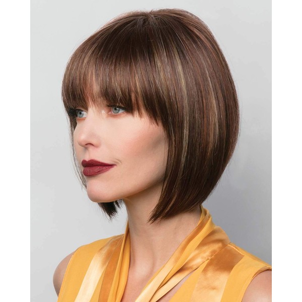 Tori Synthetic Wig by Rene of Paris in Maple Sugar, Cap Size: Average, Length: Short