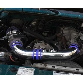 INTAKEKAI Performance Air Intake (Compatible with 1991-1994 Ford Ranger/Explorer 4.0 4.0L V6 MODELS) (BLUE)