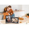 JD Concept Vertical Horizontal Combo, Double 5x7 Black Wood Foldable