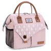 Lekespring Women's Cool Bag, Lunch Bag, 10 L (Pink-01)
