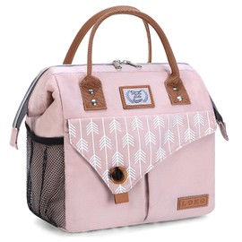 Lekespring Women's Cool Bag, Lunch Bag, 10 L (Pink-01)