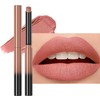 3-Piece Matte Lipstick Set, Nude Pink, with Lip Liner and