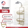 Better Houseware Shower Caddy - Shower Organizer Shelves with Hooks,