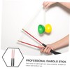 ORFOFE Slip Handle Diabolo Pole Solid Stick Juggling Sticks for