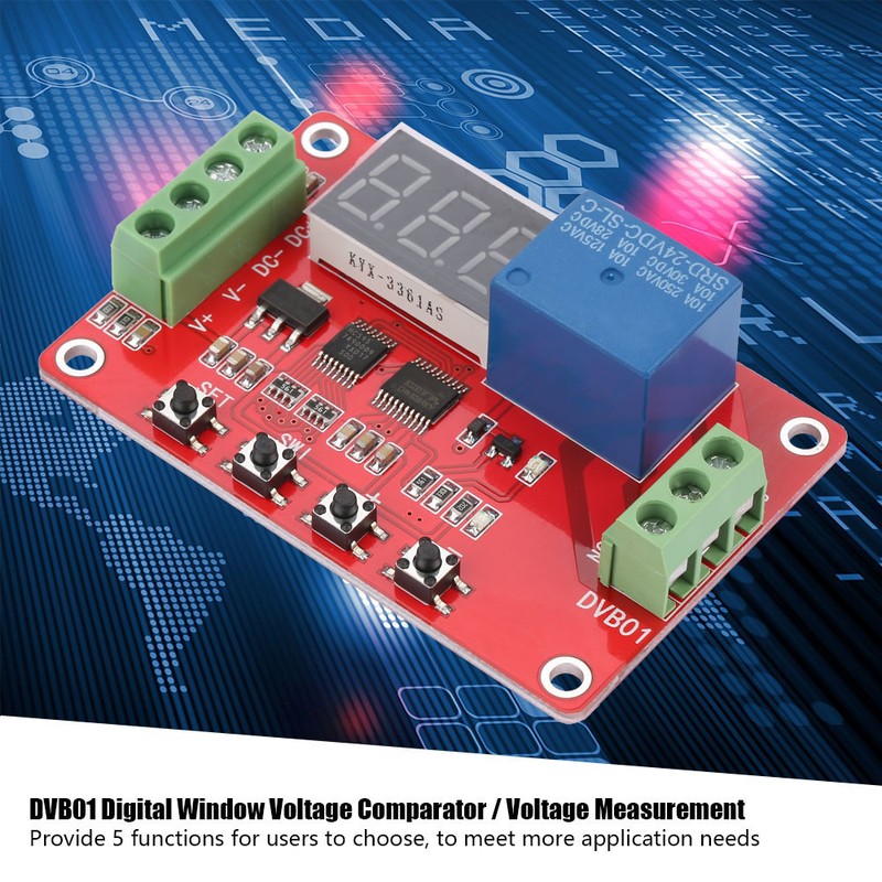 Red DVB01 Digital Window Voltage Comparator / Voltage Measurement (24V
