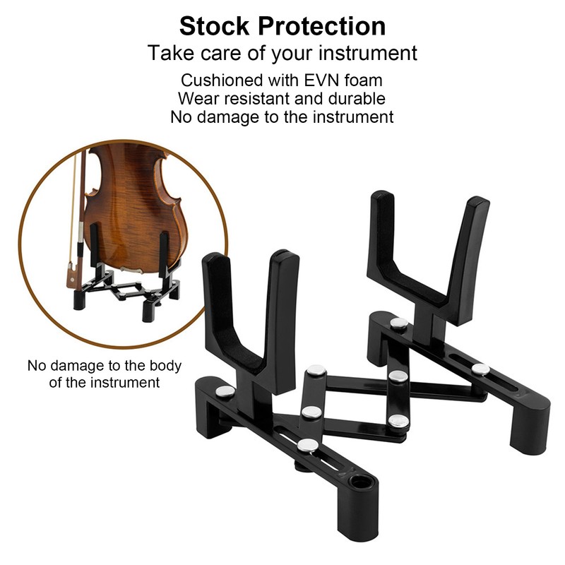 Violin Folding Bracket Lightweight Stock Protection Wear Resistant Violin Stand
