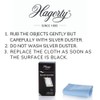 HAGERTY Silver Duster silver cleaning cloth with tarnish protection 55x35