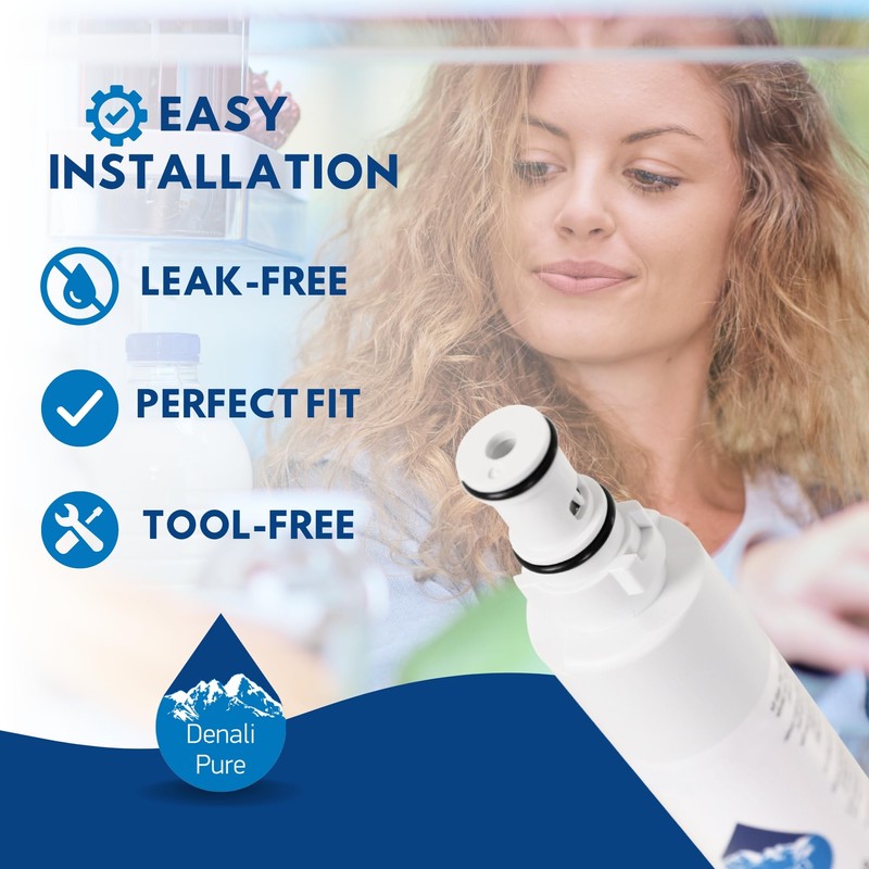 2-Pack Replacement for Whirlpool GT1SHTXMT04 Refrigerator Water Filter - Compatible