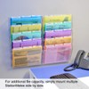 Ultimate Office StationMate Wall File Organizer, 5 Tier Vertical Mount