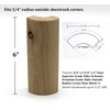 3/4" x 2 1/4" x 6" Clear Superior Grade Alder