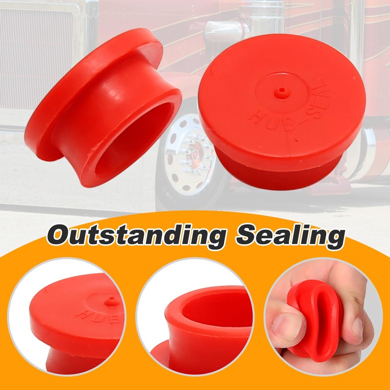 Anxingo 20Pcs 3595990 1-1/8" Hub Cap Plug Seal, Snap-on Hub