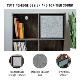 Crosley CR3111A-BK Cadence Cube Bluetooth Speaker, Black