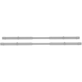 Lorell Relevance Tabletop Crossbar, 67", Silver