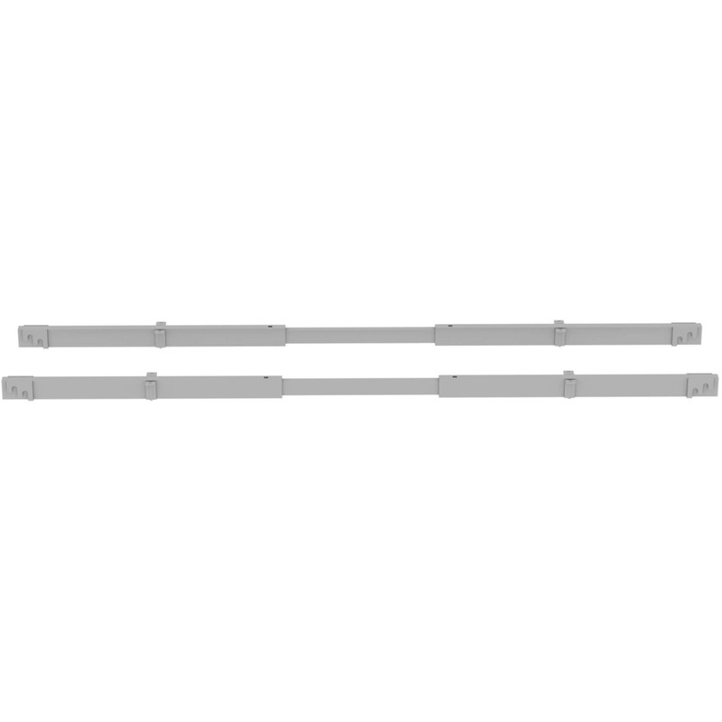 Lorell Relevance Tabletop Crossbar, 67", Silver