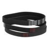 sourcing map 135J6 Rubber Poly V Belts, 6 Ribs PJ