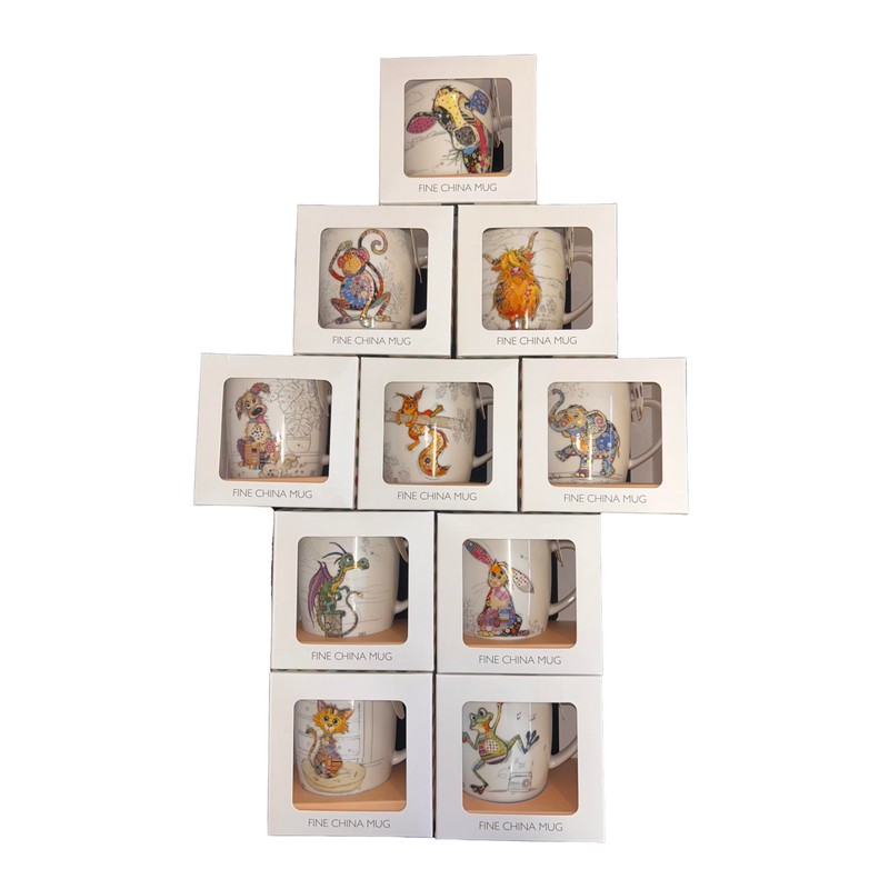 Lesser & Pavey Ceramic Coffee Mugs for Home or Work,