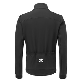 ARSUXEO Thermal Insulated Winter Cycling Jacket for Men Windproof Water-Resistant Bike Bicycle Jackets Black Size Medium