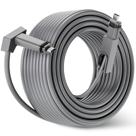 Standard Actuated Starlink Cable 75FT/23M for Starlink Rectangular Satellite V2 Replacement Cable Starlink Internet Kit for Satellite V2 Starlink Cable Extension Cord for Starlink V2 Cable-Gray